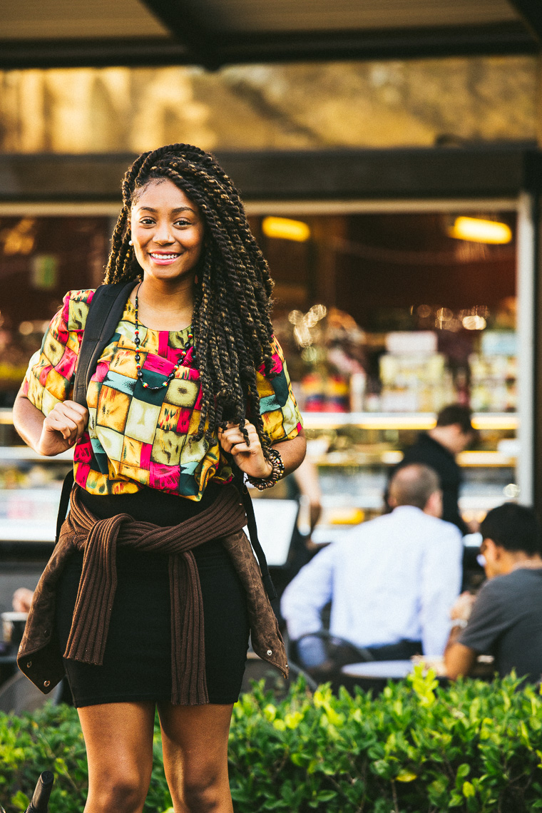 A college student portrait at Stanford University.